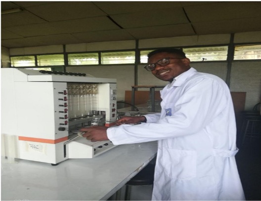 CEO Ebube Oliver C. in the field